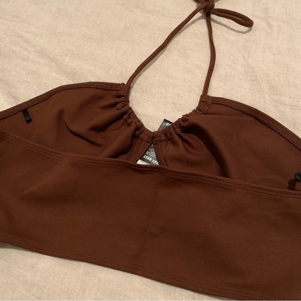 ARITZIA Sunday Best Cora Cognac Halter Top - Picture 6 of 7